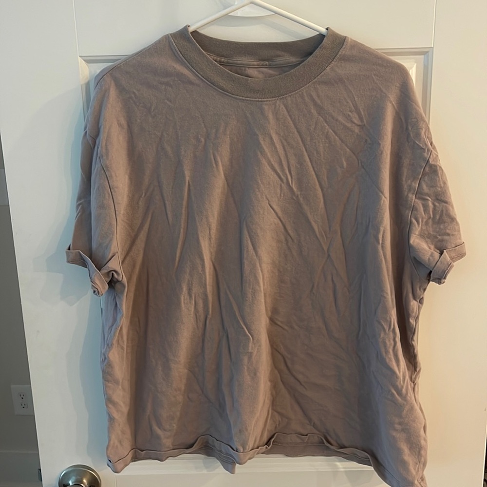 Abercrombie Essential Easy Tee Grey Large